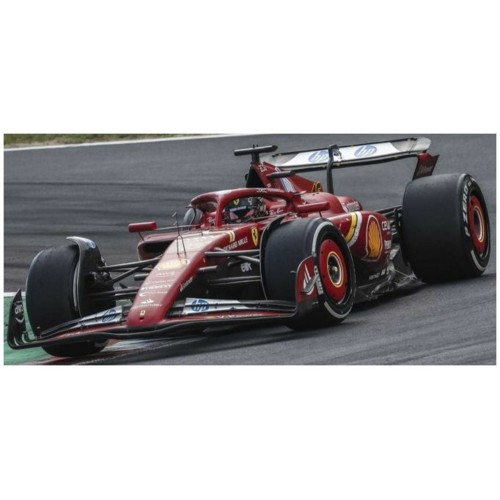 BG36843-L-MONZA - 1/43 FERRARI F1 SF-24 NO.16 WINNER ITALY MONZA GP 2024 CHARLES LECLERC ITH PILOT AND SHOWCASE