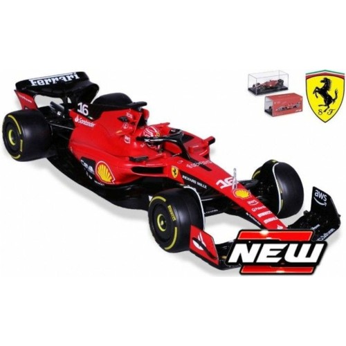 BG36843L - 1/43 FERRARI SF-24 F1 2024 LECLERC W/HELMET - SHOWCASE