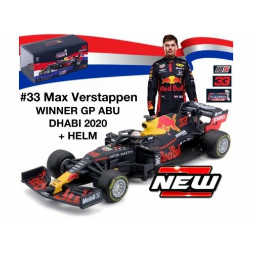 BG38053V - 1/43 RED BULL RB16 NO.33 VERSTAPPEN ABU DHABI WINNER 2020