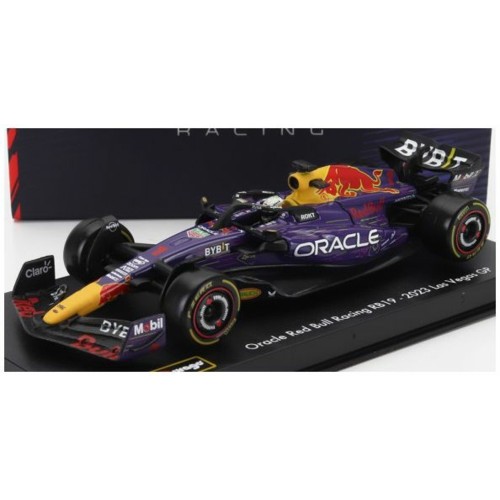 BG38083-V-VEGAS - 1/43 RED BULL F1 RB19 NO.1 WORLD CHAMPION 1ST LAS VEGAS GP 2023 VERSTAPPEN WITH DRIVER AND CASE