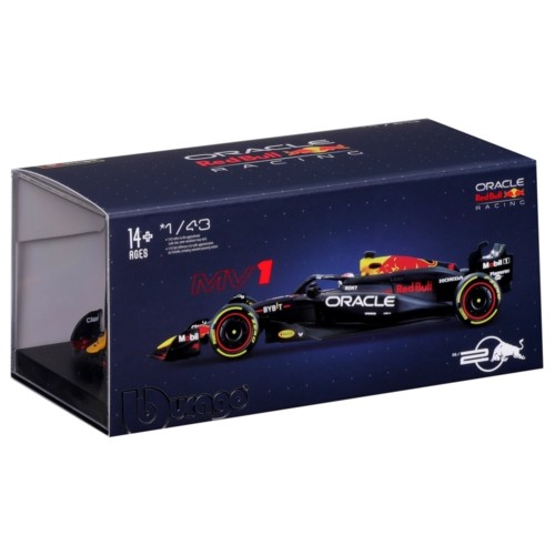 BG38098V - 1/43 RED BULL RACING RB20 F1 2024 VERSTAPPEN WITH HELMET SHOWCASE