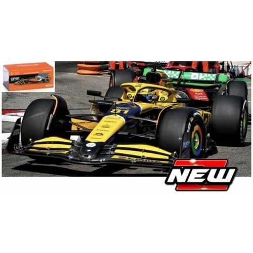 BG38215PS - 1/43 MCLAREN MCL38 F1 2024 PIASTRI SENNA LIVERY W/HELMET - CASED