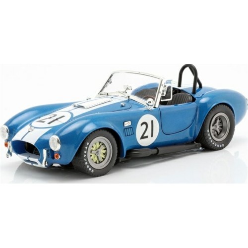 CMR115 - 1/18 SHELBY COBRA 427 RACING NO.21 BLUE/WHITE