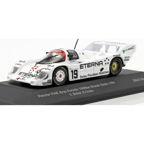 CMRSBC015 - 1/43 PORSCHE 956K BRUN NO.19 5TH 1000KM BRANDS HATCH 1984 BELLOF/GROHS