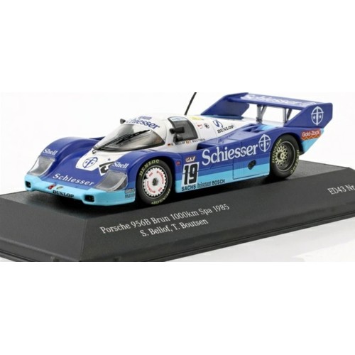 CMRSBC027 - 1/43 PORSCHE 956B BRUN 1000KM SPA 1985 STEFAN BELLOF COLLECTION  2ND DRIVER BOUTS