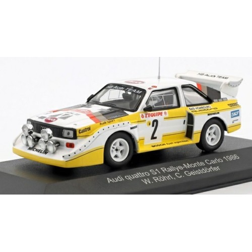 CMRWRC003B - 1/43 AUDI QUATTRO SPORT E2 NIGHT VERSION NO.2 4TH RALLYE MONTE CARLO 1986 ROHRL