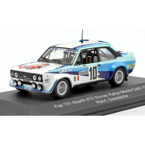 CMRWRC010 - 1/43 FIAT 131 ABARTH NO.10 WINNER RALLYE MONTE CARLO 1980 ROHRL/GEISTDORFER