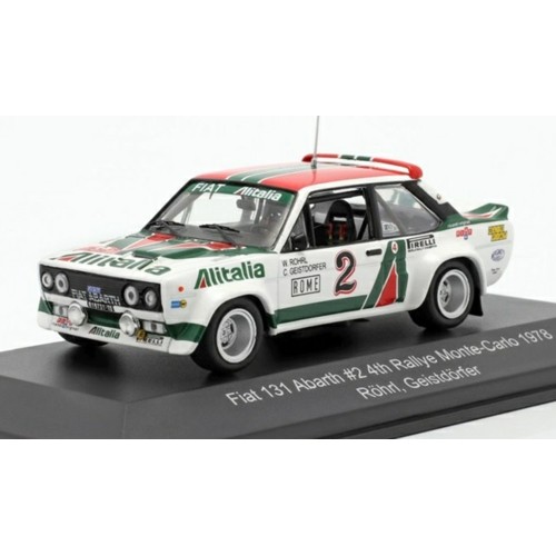 CMRWRC013 - 1/43 FIAT 131 ABARTH NO.2 4TH RALLYE MONTE CARLO 1978 ROHRL GEISTDORFER