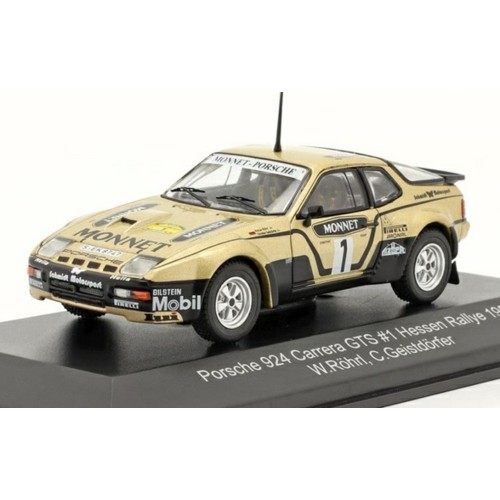 CMRWRC015 - 1/43 PORSCHE 924 CARRERA GTS NO.1 WINNER RALLYE HESSEN 1981 ROHRL/GEISTDORFER