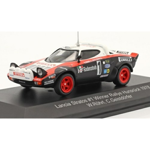 CMRWRC016 - 1/43 LANCIA STRATOS HF NO.1 SIEGER HUNSRUCK RALLYE 1978 ROHRL/GEISTDORFER