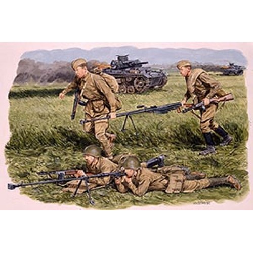 DK6049 - 1/35 SOVIET ANTI-TANK TEAM 1942-43 (PLASTIC KIT)