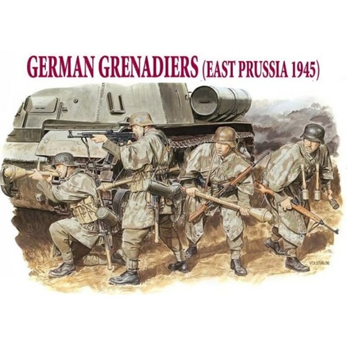 DK6057 - 1/35 GERMAN GRENADIERS (PLASTIC KIT)