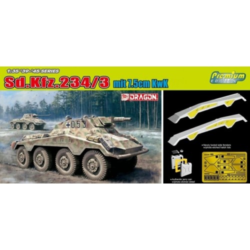 DK6964 - 1/35 SD.KFZ 234/3 MIT 7.5CM KWK (PLASTIC KIT)