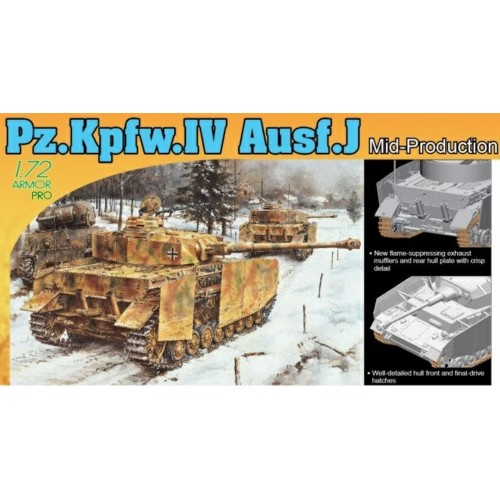 DK7498 - 1/72 PZ KPFW IV AUSF MID PRODUCTION (PLASTIC KIT)