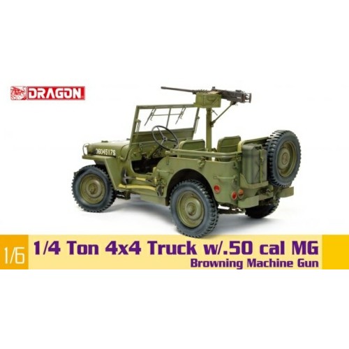 DK75052 - 1/6 1/4 TON 4X4 W/M2 .50 CAL (PLASTIC KIT)