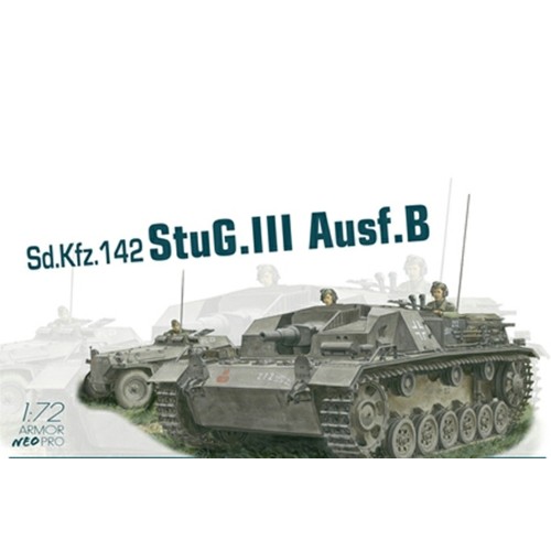 DK7636 - 1/72 STUG III AUSF B W/NEO TRACK (PLASTIC KIT)