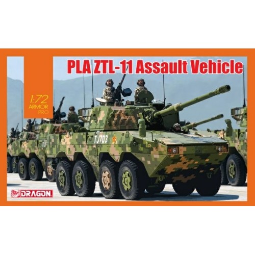 DK7683 - 1/72 PLA ZTL-11 ASSAULT VEHICLE (PLASTIC KIT)