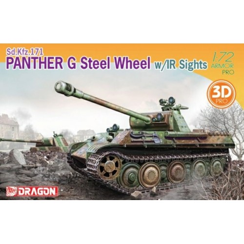 DK7697 - 1/72 PANTHER G STEEL WHEELW/IRSIGHT (PLASTIC KIT)