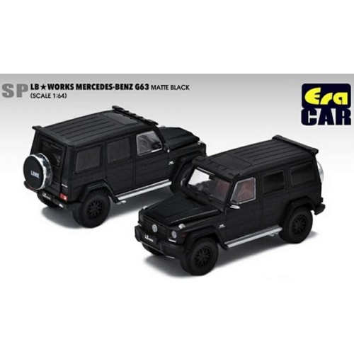 ECMB204X4SP28 - 1/64 SP LB WORKS MERCEDES-BENZ G63 - MATT BLACK