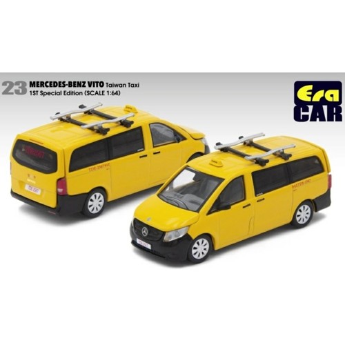 ECMB20VITRN17 - 1/64 23 MERCEDES-BENZ VITO 1ST SPECIAL EDITION - TAIWAN TAXI