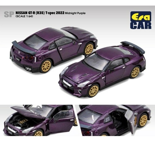 ECNS21GTR94 - 1/64 SP NISSAN GT-R (R35) T-SPEC 2022 MIDNIGHT PURPLE