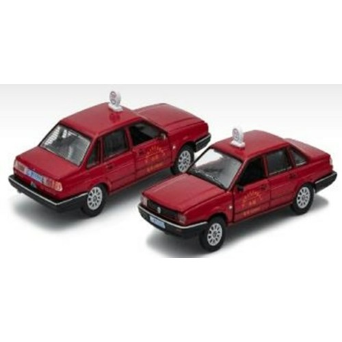 ECVW20SARF14 - 1/64 14 VOLKSWAGEN SANTANA 1 ST SPECIAL EDITION - SHENZHEN TAXI