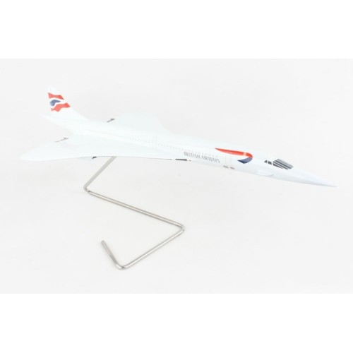 G2310 - 1/100 BRITISH AIRWAYS CONCORDE RESIN MODEL WITH METAL STAND