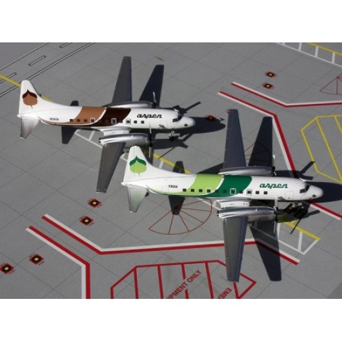 G2ASP277 - 1/200 ASPEN AIRWAYS CV-580 TWO PACK (BROWN AND GREEN VERSIONS)