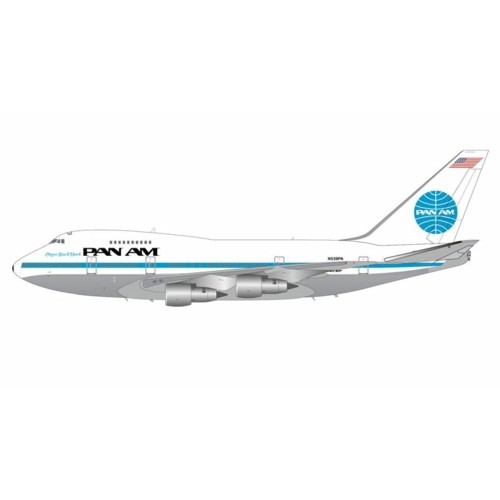 G2PAA1157 - 1/200 PAN AMERICAN WORLD AIRWAYS B747SP N539PA (POLISHED BELLY)