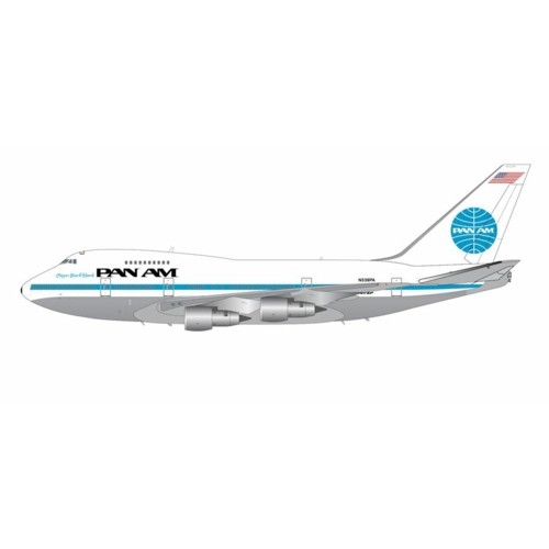 G2PAA1157F - 1/200 PAN AMERICAN WORLD AIRWAYS B747SP N539PA (POLISHED BELLY) FLAPS DOWN