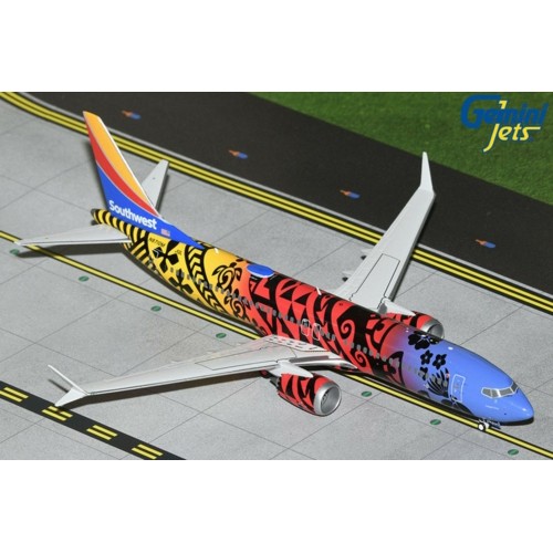 G2SWA1268 - 1/200 SOUTHWEST AIRLINES B737 MAX 8 N8710M IMUA ONE LIVERY