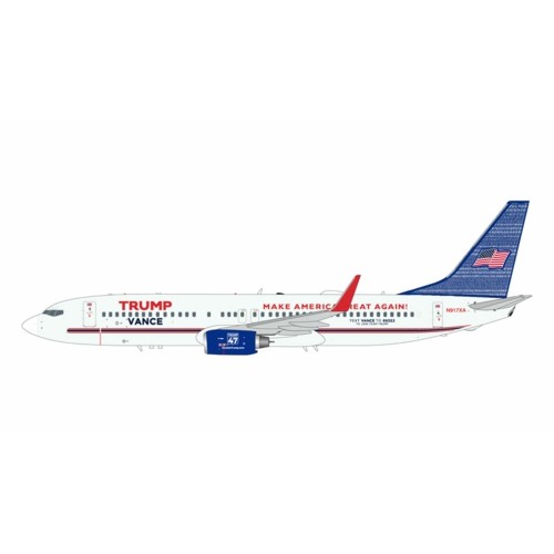 G2TRU1372 - 1/200 TRUMP-VANCE CAMPAIGN BOEING 737-800 REG N917XA