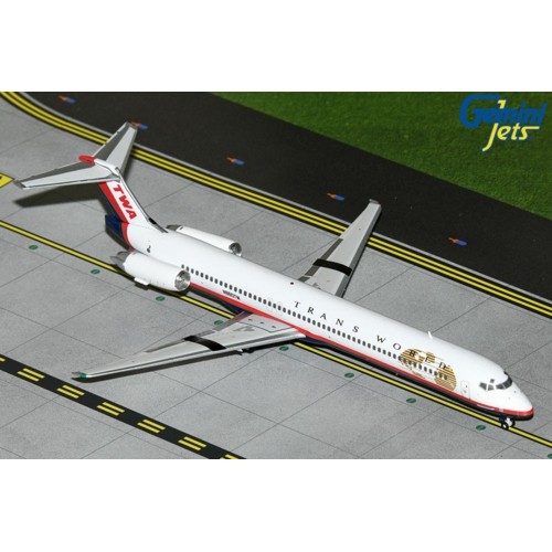 G2TWA911 - 1/200 TRANS WORLD AIRINES (TWA) MD-80 N960TW (FINAL LIVERY)