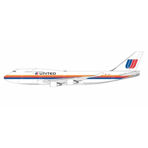 G2UAL1104 - 1/200 UNITED AIRLINES B747-400 N175UA SAUL BASS LIVERY