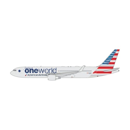 GJAAL1680 - 1/400 AMERICAN BOEING 767-300W ONE WORLD LIVERY N343AN