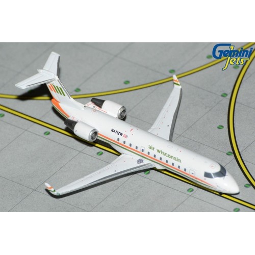 GJAWI2211 - 1/400 AIR WISCONSIN CRJ200LR N471ZW (RETRO LIVERY)