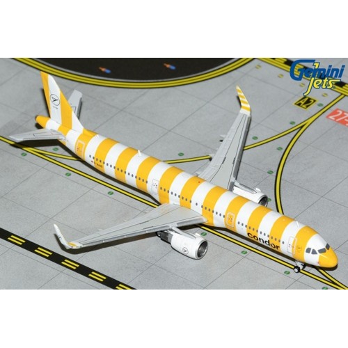 GJCFG2149 - 1/400 CONDOR A321 D-AIAD NEW LIVERY SUNSHINE/YELLOW STRIPES