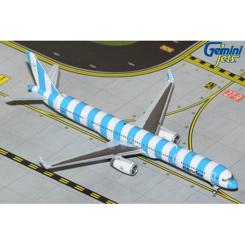 GJCFG2165 - 1/400 CONDOR B757-300 D-ABOI SEA BLUE STRIPES