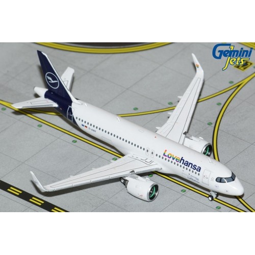 GJDLH2168 - 1/400 LUFTHANSA A320NEO D-AINY LOVEHANSA TITLES