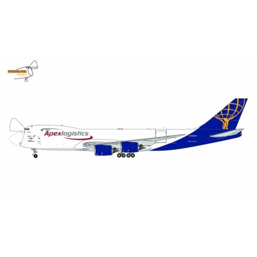 GJGTI2206 - 1/400 ATLAS AIR/APEXLOGISTICS B747-8F N863GT (FINAL 747) (INTERACTIVE SERIES)