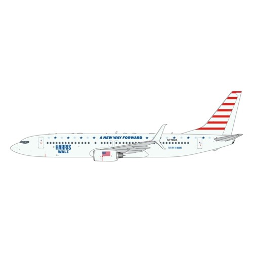 GJKAI2322 - 1/400 HARRIS-WALZ CAMPAIGN B737-800W N778MA