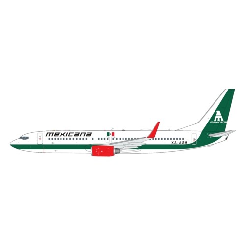 GJMXA2266 - 1/400 MEXICANA B737-800W XA-ASM