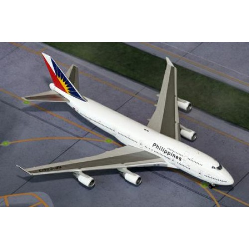 GJPAL1213 - 1/400 PHILIPPINES 747-400 21 YEARS OF SERVICE BOX RP-C7473