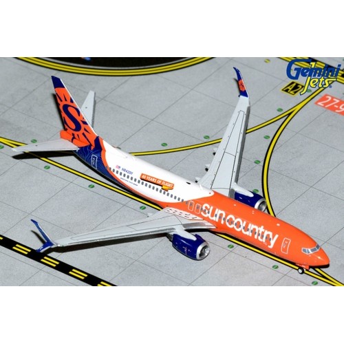 GJSCX1960 - 1/400 SUN COUNTRY AIRLINES B737-800S N842SY 40 YEARS OF FLIGHT