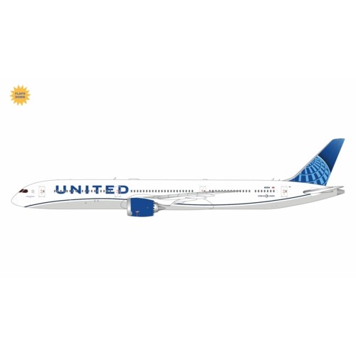 GJUAL2229F - 1/400 UNITED AIRLINES B787-10 N13014 FLAPS DOWN