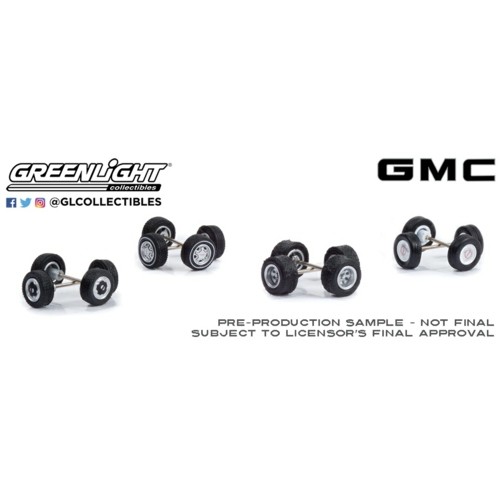 GL16110-A - 1/64 AUTO BODY SHOP - WHEEL AND TIRE PACKS SERIES 6 GMC TRUCKS