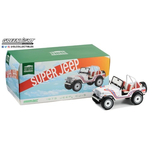 GL19129 - 1/18 ARTISAN COLLECTION 1973 JEEP CJ-5 SUPER JEEP