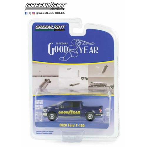 GL28140-D - 1/64 ANNIVERSARY COLLECTION SERIES 16 - 2020 FORD F-150 - GOODYEAR AIRSHIP OPERATIONS - 125 YEARS GOOD YEAR SOLID PACK