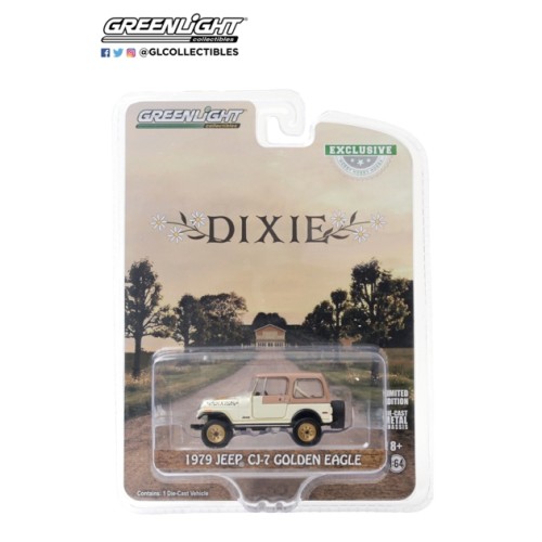 GL30175 - 1/64 1979 JEEP CJ-7 GOLDEN EAGLE DIXIE (HOBBY EXCLUSIVE)