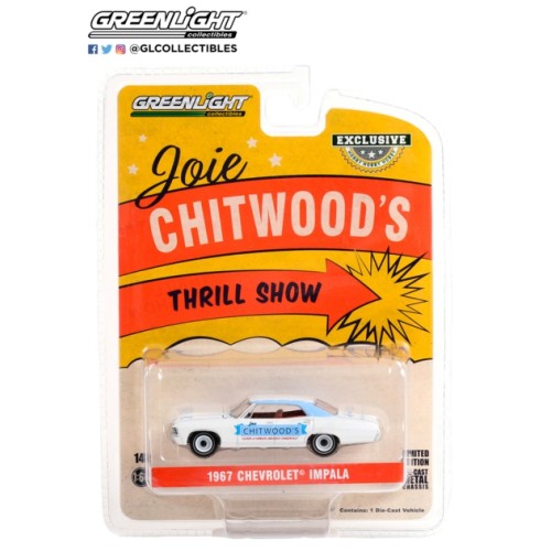 GL30359 - 1/64 1967 CHEVROLET IMPALA SPORT SEDAN JOIE CHITWOODS LEGION OF WORLDS GREATEST DAREDEVILS (HOBBY EXCLUSIVE)